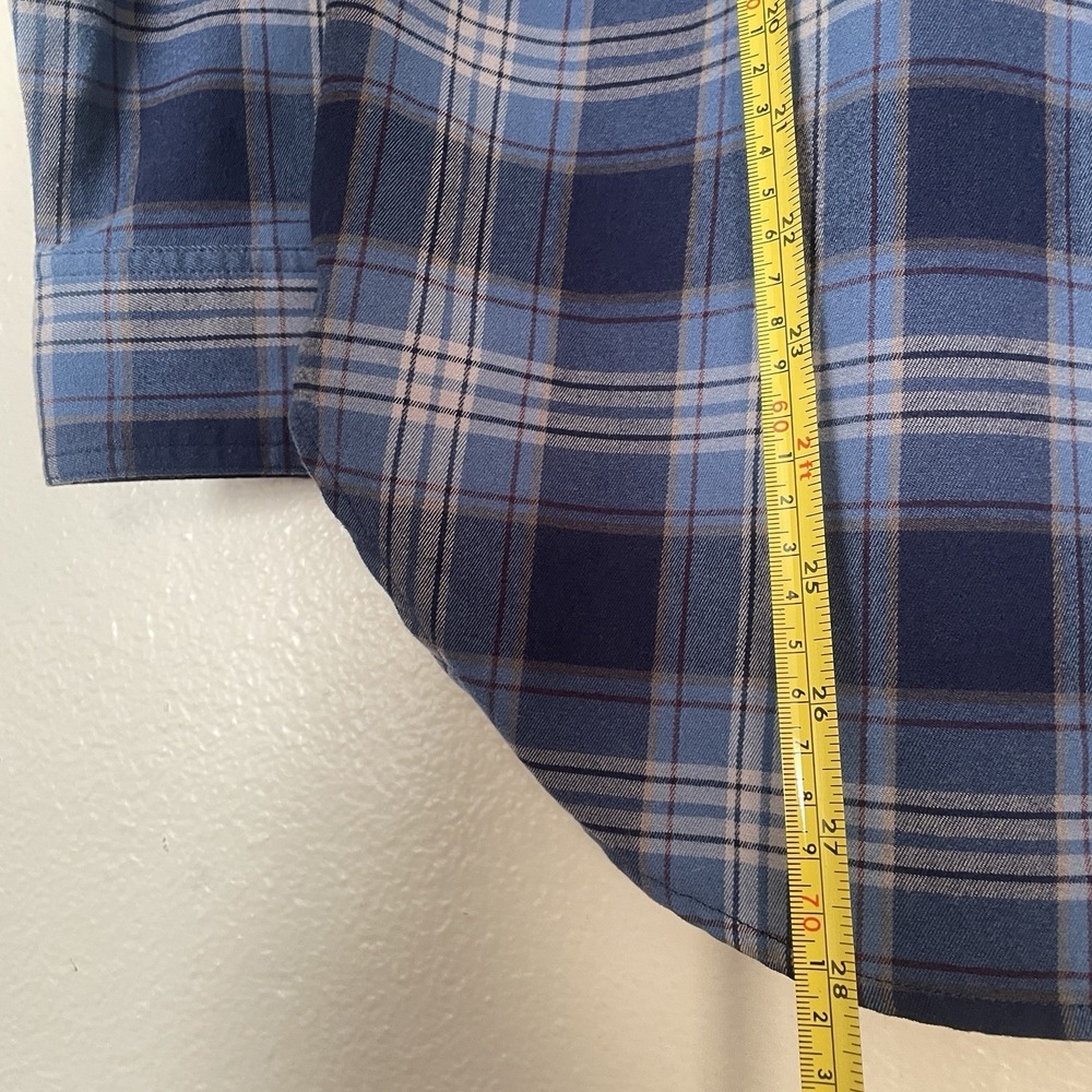 Outdoors Research Button‎ Down Shirt Women's XS Blue Flannel Long Sleeve - Picture 5 of 8
